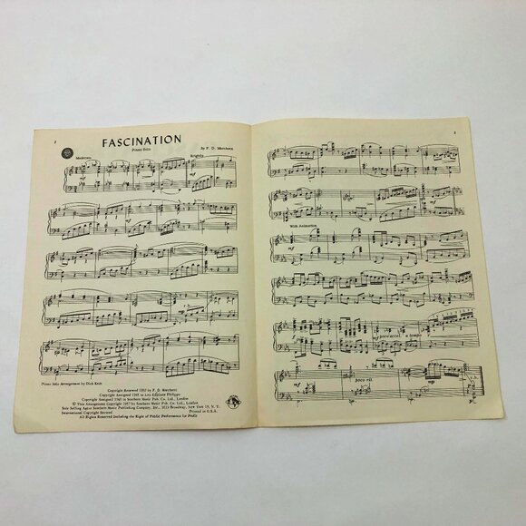 Set of 3 Music Sheets The Entertainer, Canadian Capers, Fascination - Picture 5 of 6